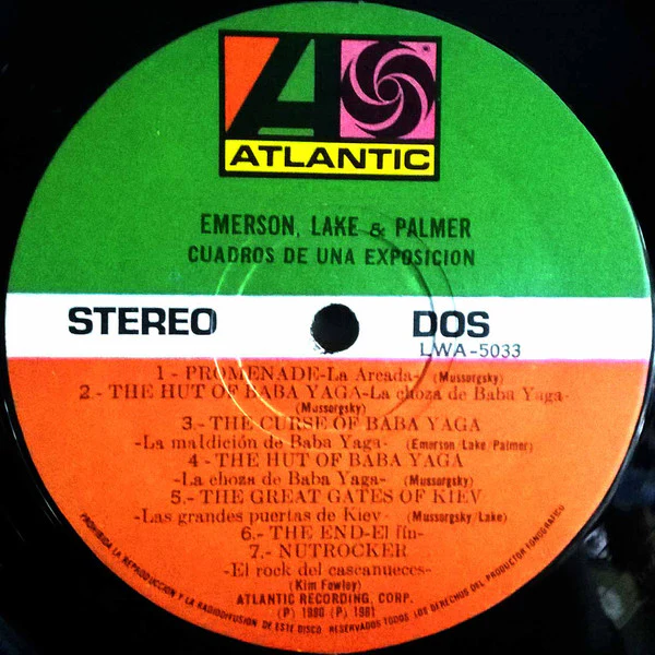 Emerson, Lake & Palmer - Pictures At An Exhibition (LP, Album, RE, Gat) - Image 5