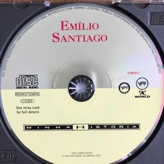 Emilio Santiago - Minha Historia (CD, Comp) - Image 2