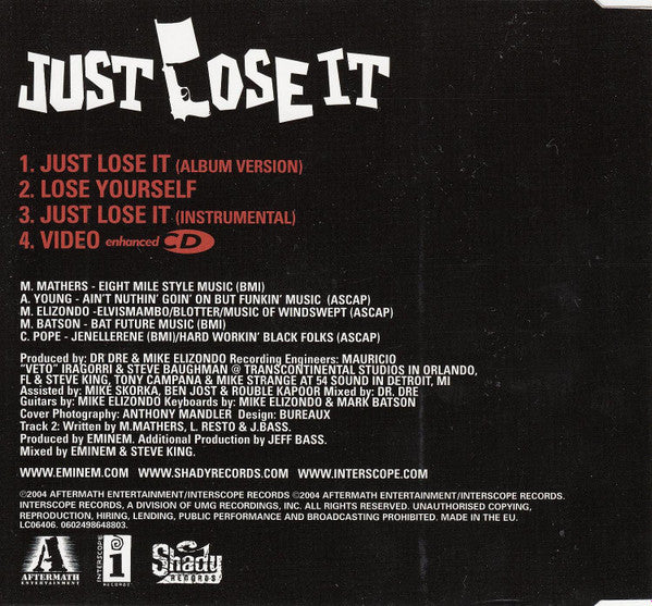 Eminem - Just Lose It (CD, Maxi, Enh) - Image 4