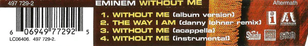 Eminem - Without Me (CD, Maxi) - Image 2