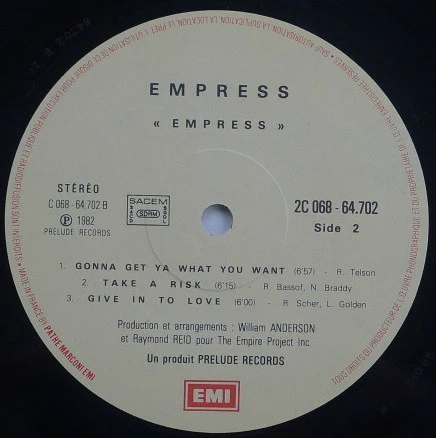 Empress - Empress (LP, Album) - Image 5