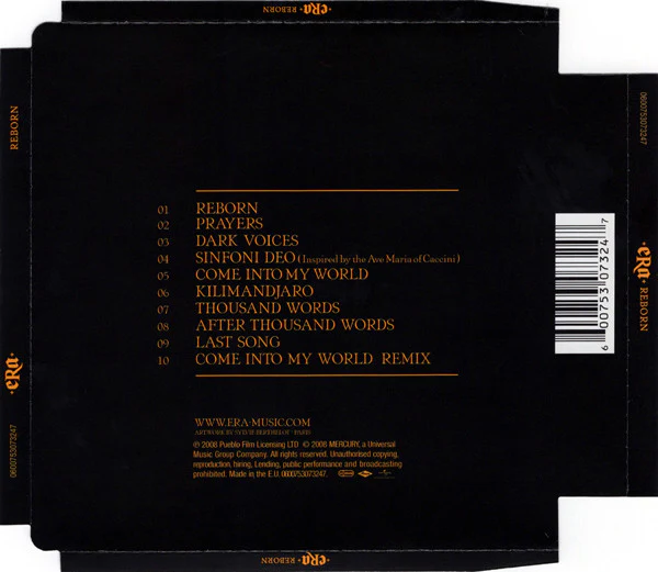 Era - Reborn (CD, Album) - Image 2