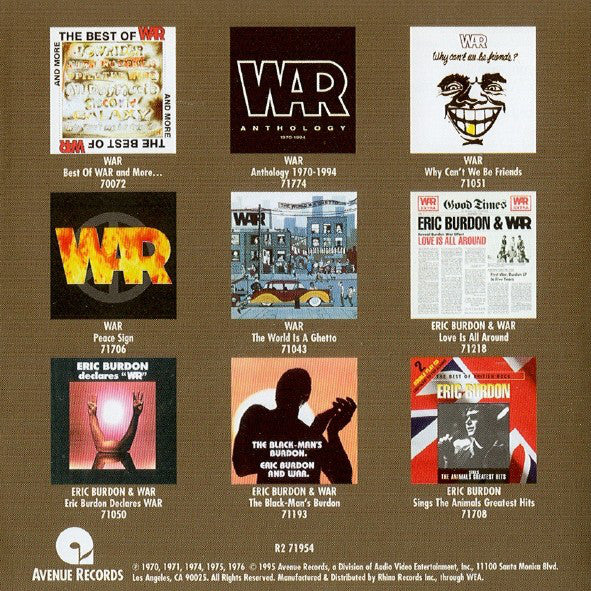 Eric Burdon & WAR - Best Of Eric Burdon & WAR (CD, Comp) - Image 4