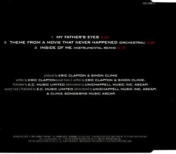 Eric Clapton - My Father's Eyes (CD, Maxi) - Image 3