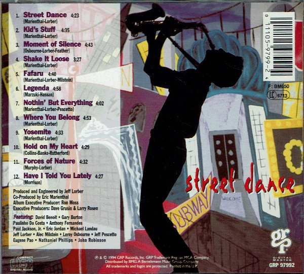Eric Marienthal - Street Dance (CD, Album) - Image 2