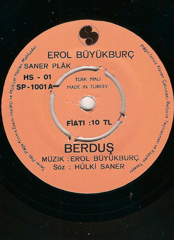 Erol Büyükburç - Berduş / Bir Başka Sevgiliyi Sevemem... Sevemem... (7", Single) - Image 3