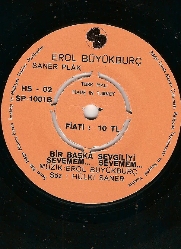 Erol Büyükburç - Berduş / Bir Başka Sevgiliyi Sevemem... Sevemem... (7", Single) - Image 4