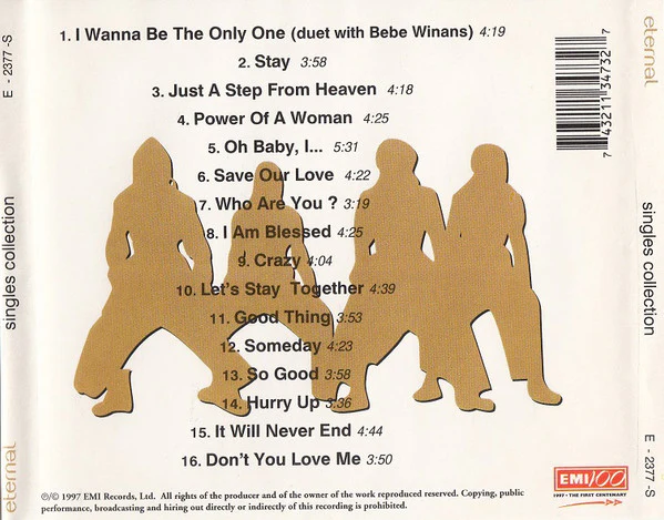 Eternal  - Singles Collection (CD, Comp) - Image 2