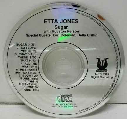 Etta Jones - Sugar (CD, Album) - Image 2