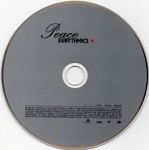 Eurythmics - Peace (CD, Album) - Image 5