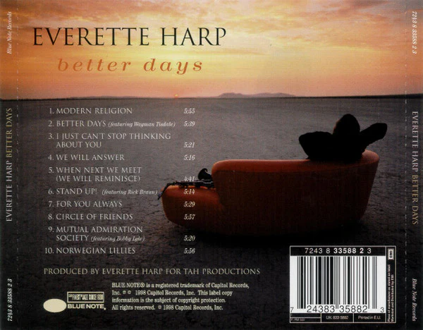 Everette Harp - Better Days (CD, Album) - Image 2