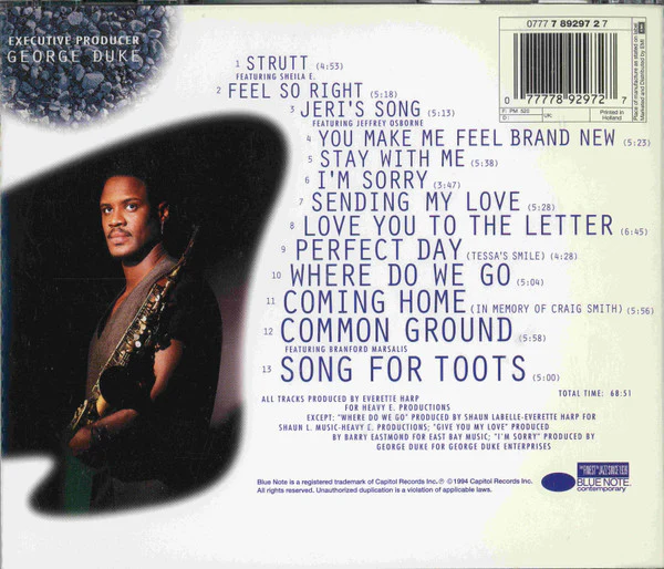 Everette Harp - Common Ground (CD, Album) - Image 2