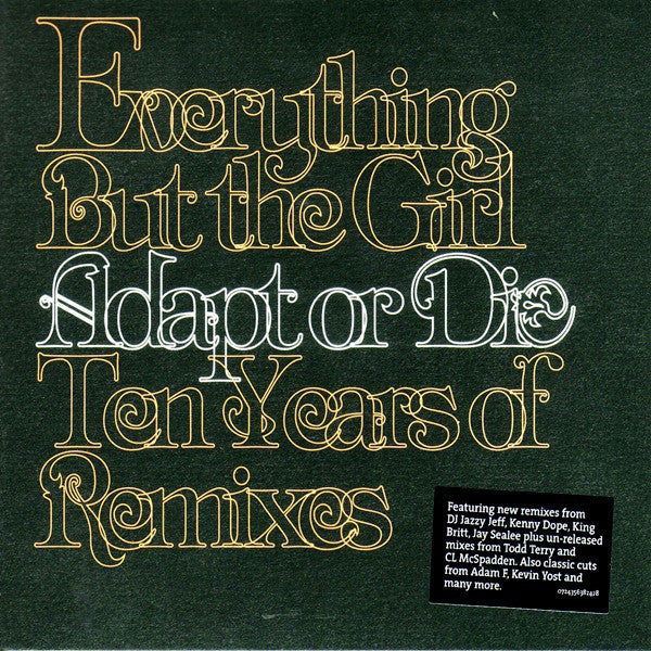 Everything But The Girl - Adapt Or Die - Ten Years Of Remixes (CD, Comp, Dig)