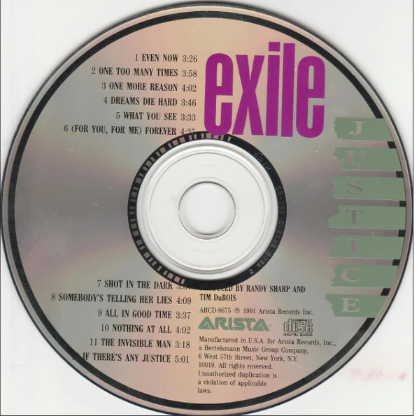 Exile - Justice (CD, Album) - Image 4
