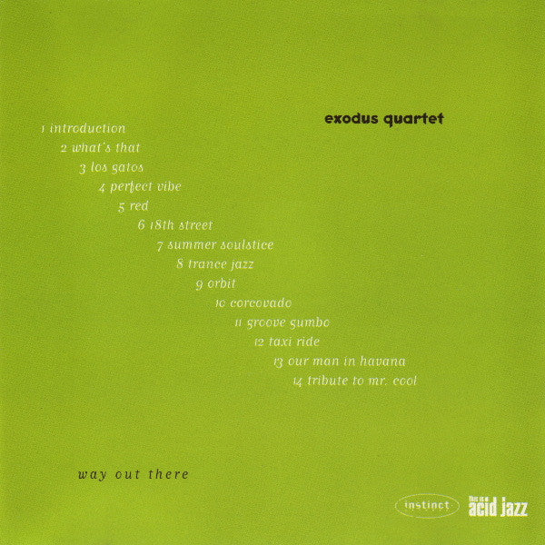 Exodus Quartet - Way Out There (CD, Album) - Image 2