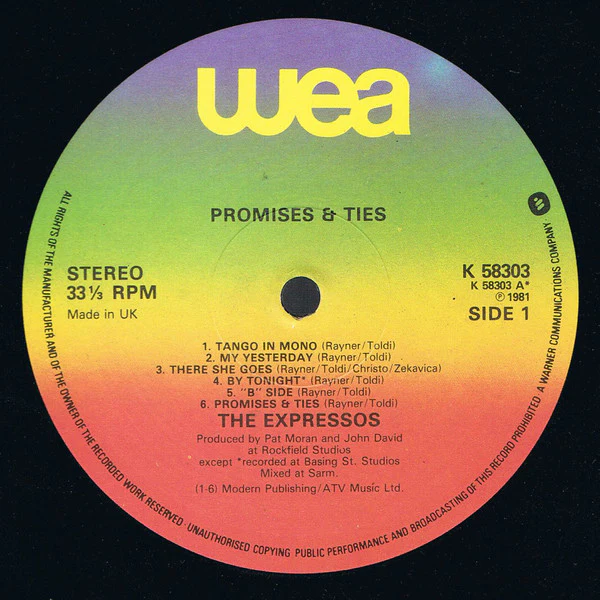 Expressos* - Promises And Ties (LP, Album) - Image 2