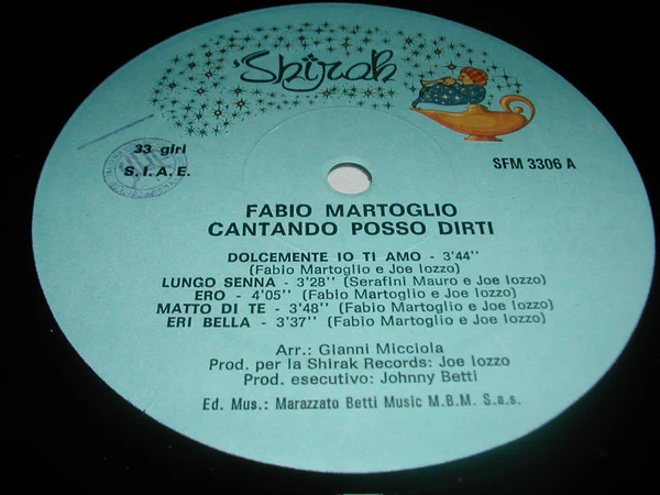 Fabio Martoglio - Cantando Posso Dirti (LP) - Image 3