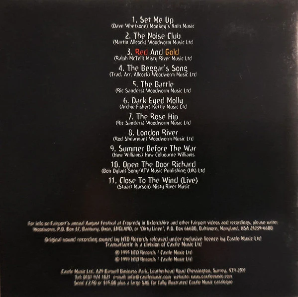Fairport Convention - Red & Gold (CD, Album, RE) - Image 2