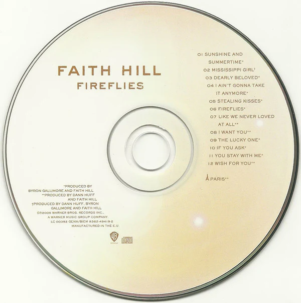 Faith Hill - Fireflies (CD, Album) - Image 3