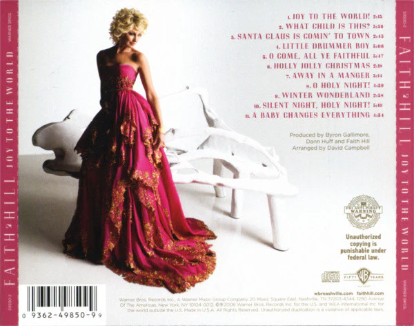 Faith Hill - Joy To The World (CD, Album) - Image 4
