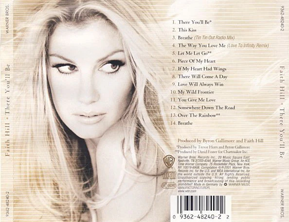 Faith Hill - There You'll Be (CD, Comp) - Image 2