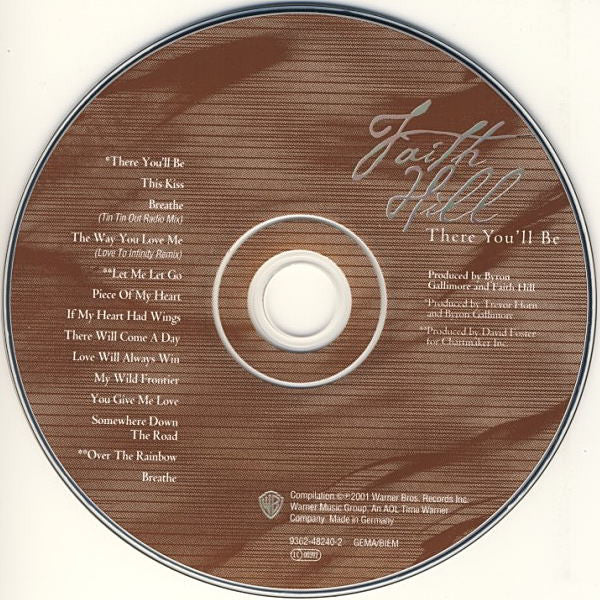 Faith Hill - There You'll Be (CD, Comp) - Image 3