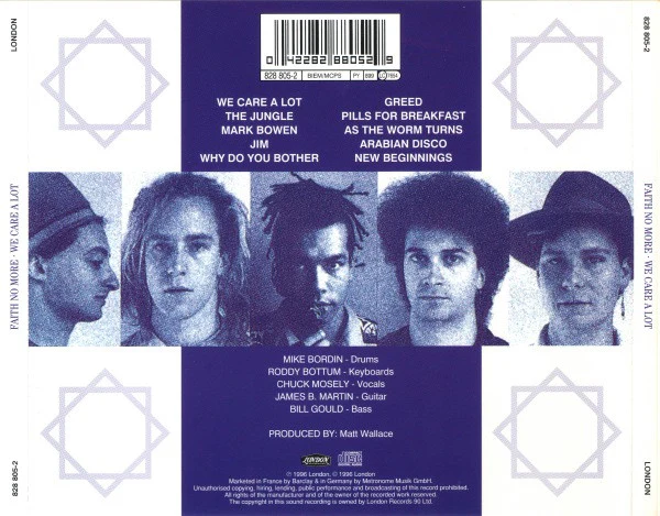 Faith No More - We Care A Lot (CD, Album, RE) - Image 2