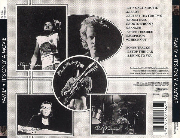 Family (6) - It's Only A Movie (CD, Album, RE) - Image 2
