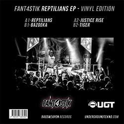 Fant4stik - Reptilians EP (12", EP) - Image 2