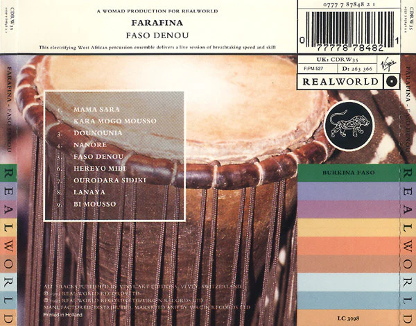 Farafina - Faso Denou (CD, Album) - Image 3
