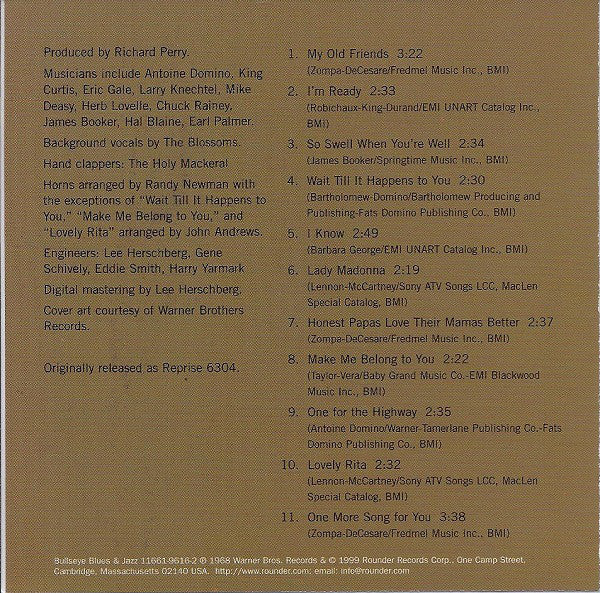 Fats Domino - Fats Is Back (CD, Album, RE) - Image 4