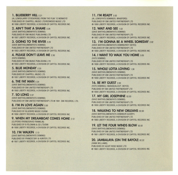 Fats Domino - The Essential (CD, Comp, Copy Prot.) - Image 5