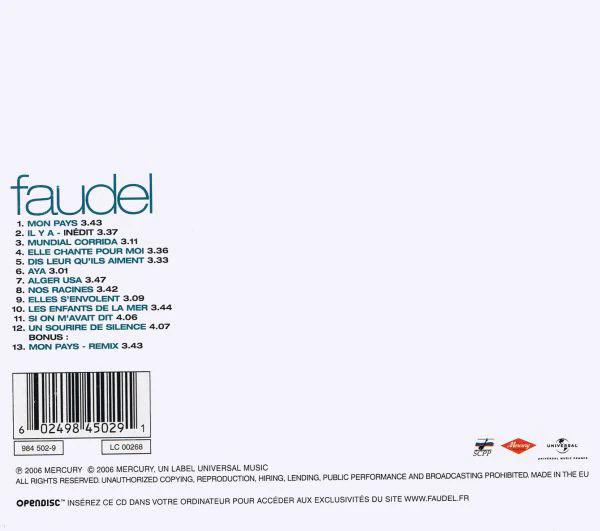 Faudel - Mundial Corrida (CD, Album, Enh, RE) - Image 2