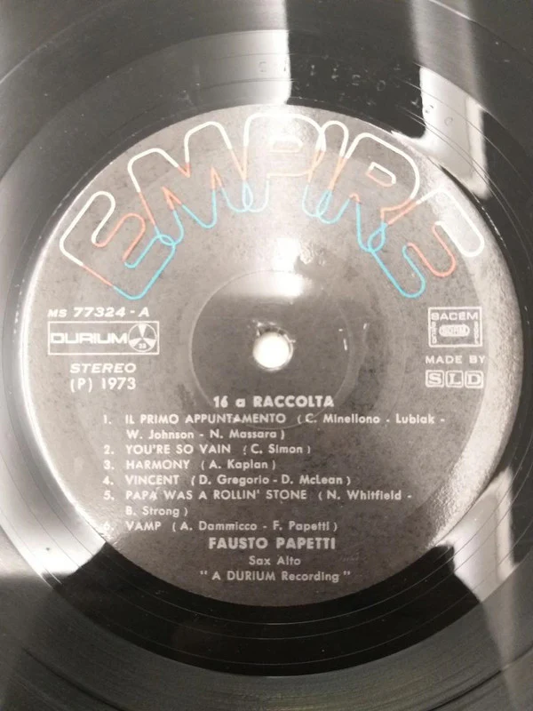 Fausto Papetti - 16a Raccolta (LP, Album) - Image 3