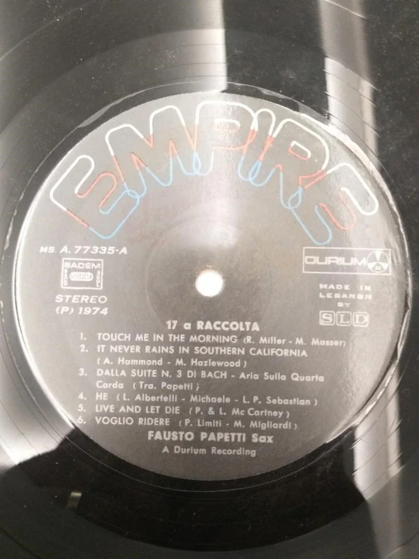 Fausto Papetti - 17a Raccolta (LP, Album) - Image 3