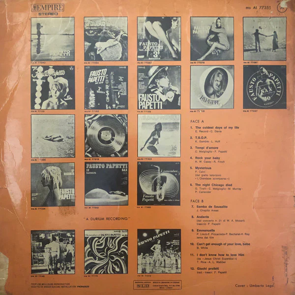 Fausto Papetti - 19a Raccolta (LP, Album) - Image 2