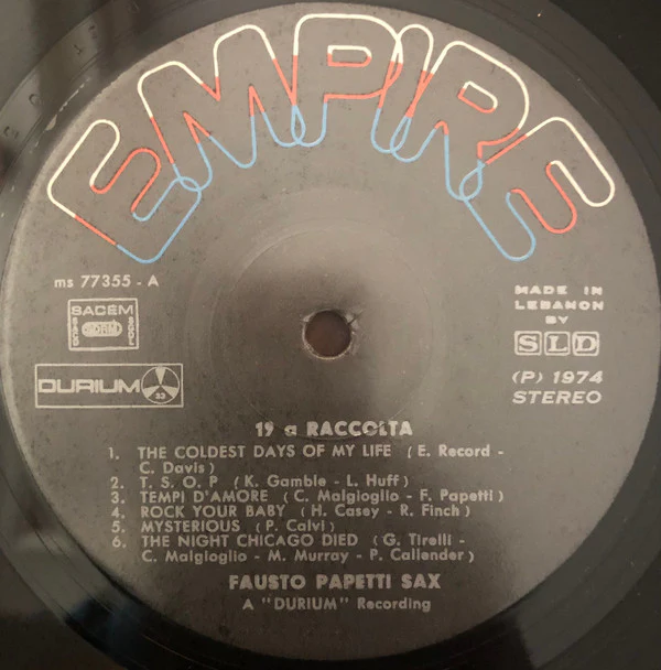 Fausto Papetti - 19a Raccolta (LP, Album) - Image 3