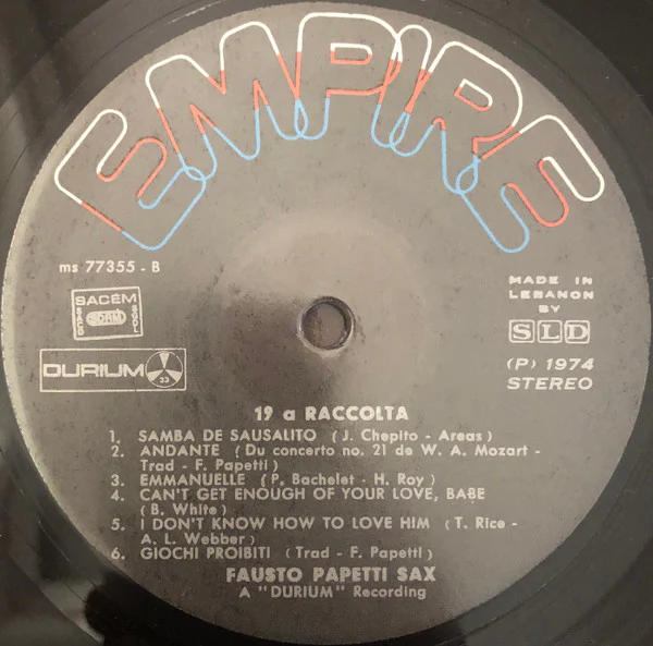 Fausto Papetti - 19a Raccolta (LP, Album) - Image 4
