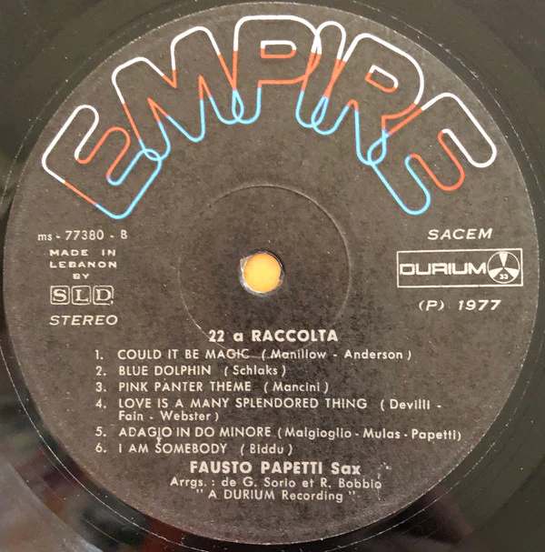 Fausto Papetti - 22a Raccolta (LP, Album) - Image 4