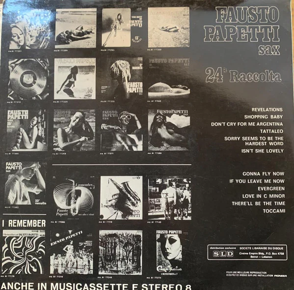 Fausto Papetti - 24ª Raccolta (LP, Album, Mono) - Image 2