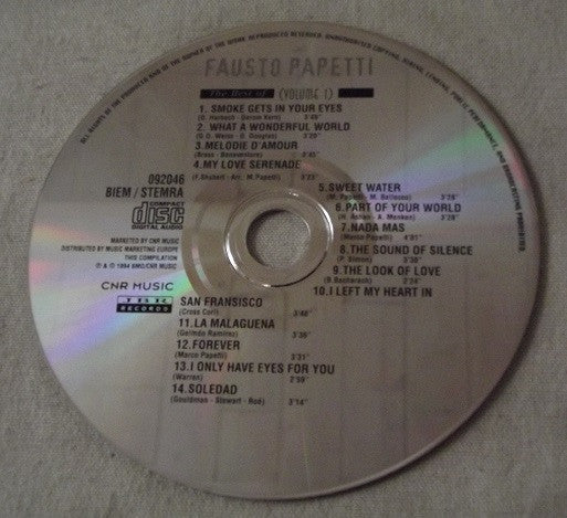 Fausto Papetti - The Best Of (Volume 1) (CD, Comp) - Image 3