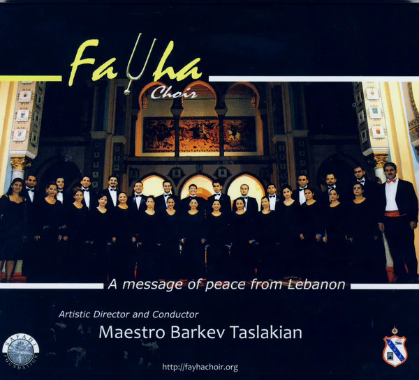Fayha Choir* بقيادة المايسترو باركيف تسلاكيان* - رسالة سلام من لبنان = A Message Of Peace From Lebanon (CD, Album) - Image 3