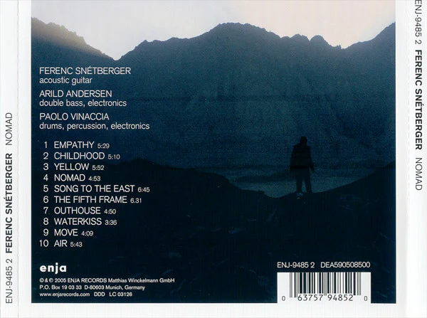 Ferenc Snétberger / Arild Andersen / Paolo Vinaccia - Nomad (CD, Album) - Image 2