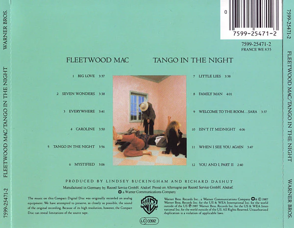 Fleetwood Mac - Tango In The Night (CD, Album, RE) - Image 2