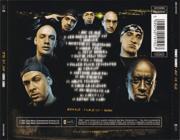 Fonky Family - Art De Rue (CD, Album, Enh) - Image 2