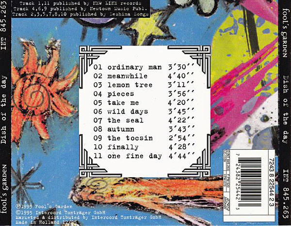 Fool's Garden - Dish Of The Day (CD, Album) - Image 2