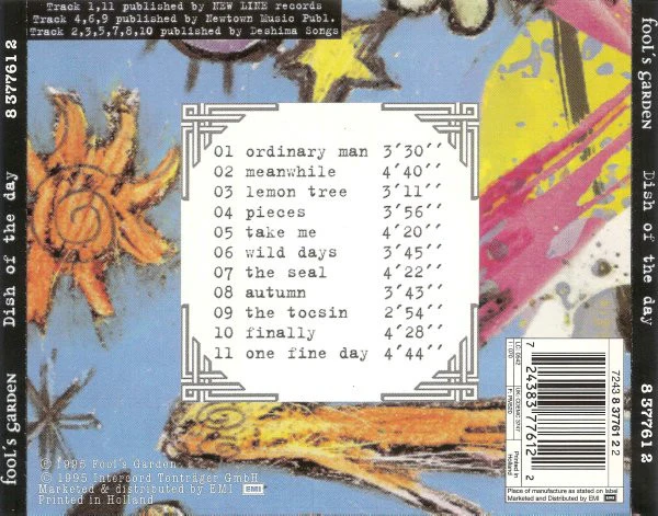 Fool's Garden - Dish Of The Day (CD, Album) - Image 4