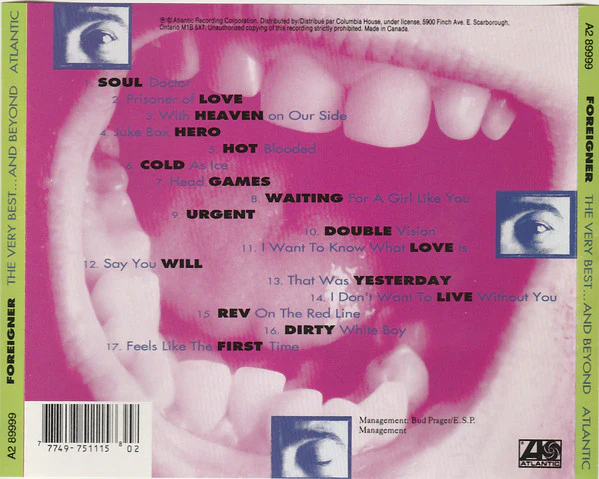 Foreigner - The Very Best...And Beyond (CD, Comp) - Image 3
