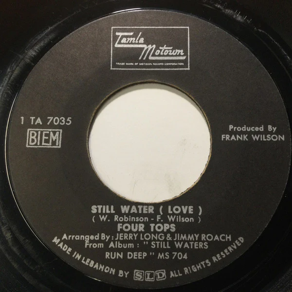 Four Tops - Still Water (Love) (7", Single)