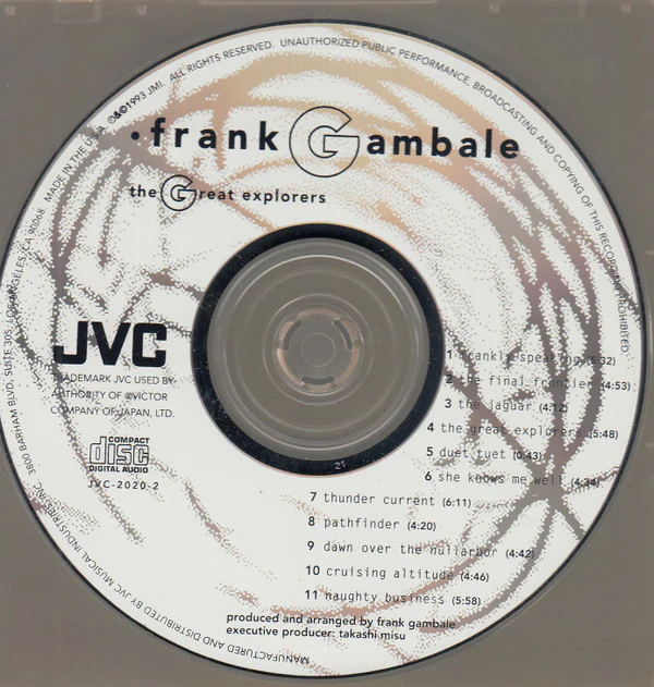 Frank Gambale - The Great Explorers (CD, Album) - Image 2